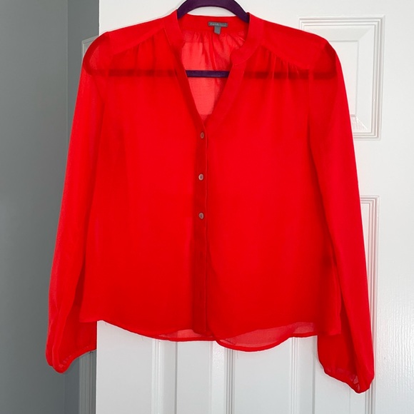 Charlotte Russe Tops - Charlotte Russe, Orange Blouse Size XS